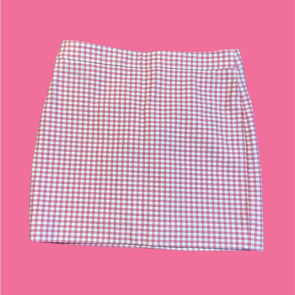 Pink Gingham No. 2 Pencil Skirt from J. Crew